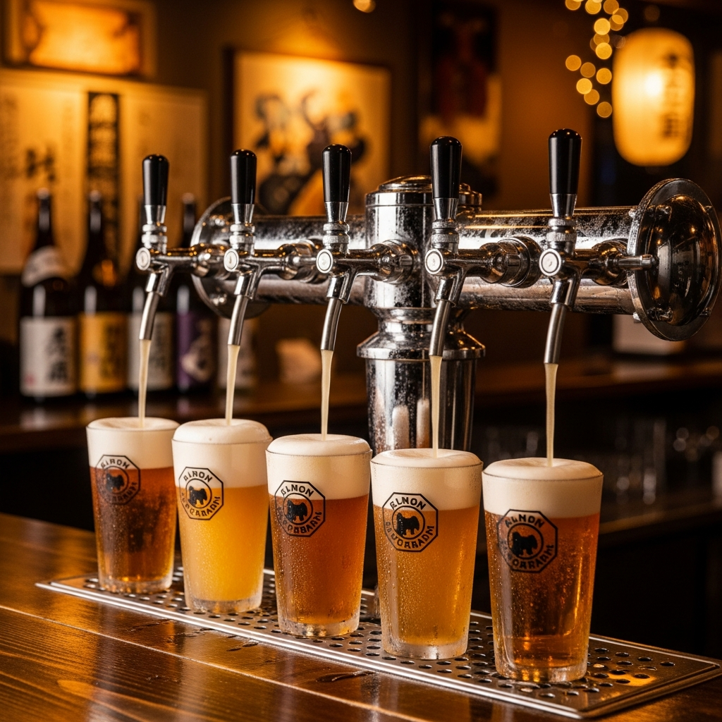 地ビール タップ5種