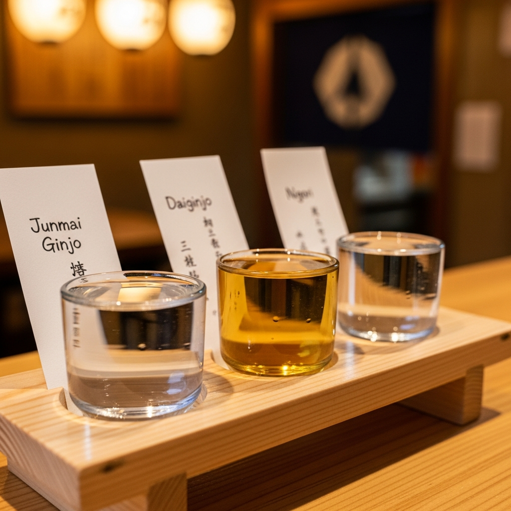 地酒3種飲み比べ