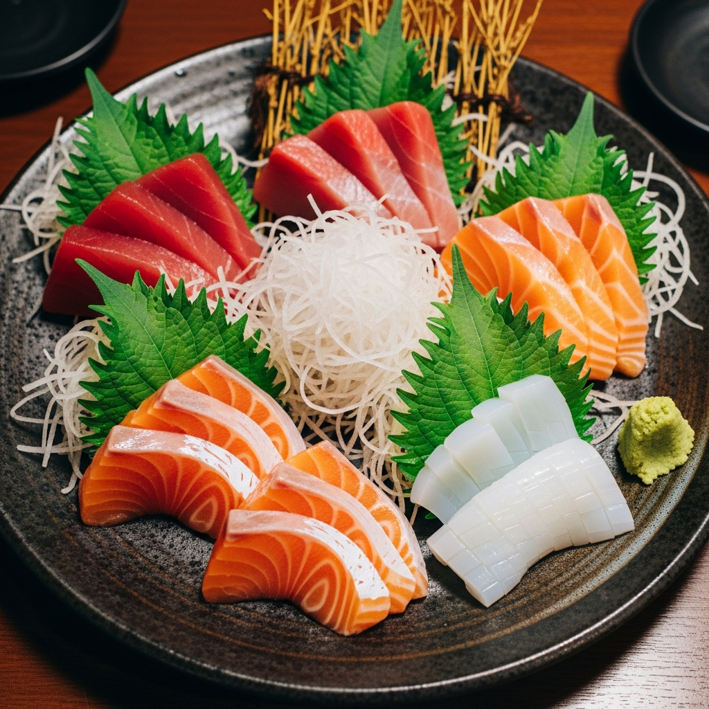 旬魚の刺し盛り