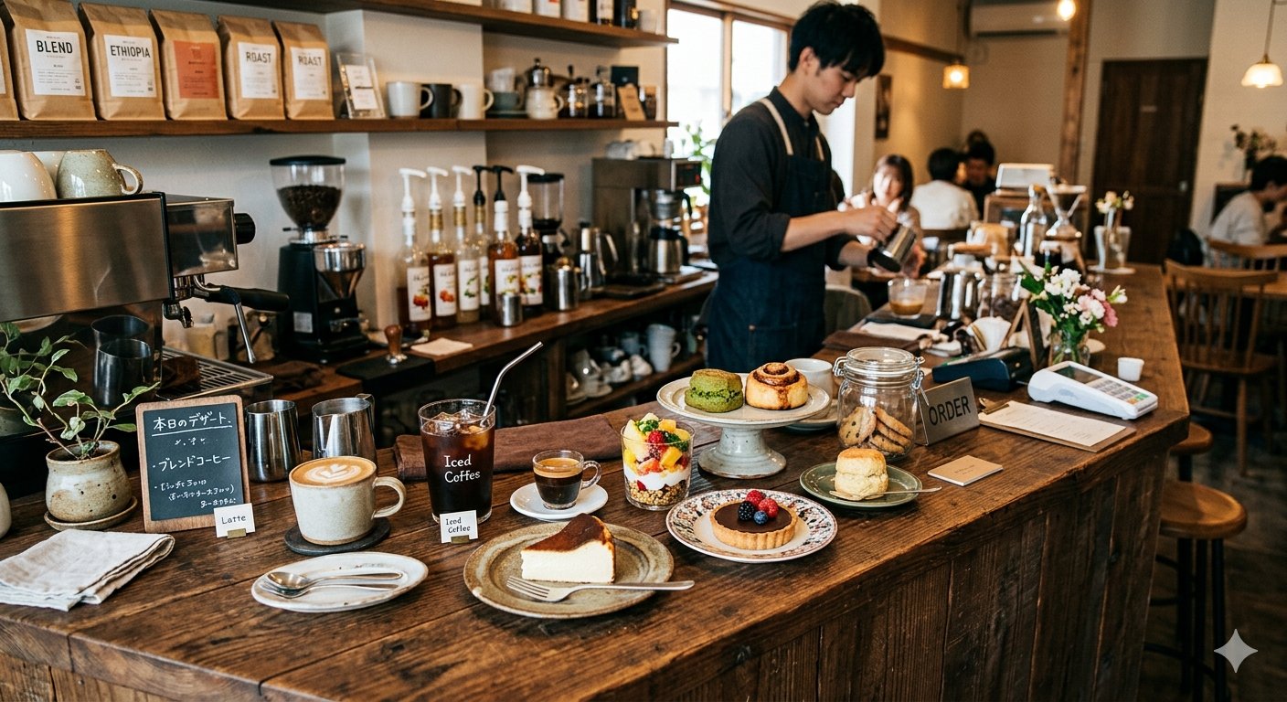 コーヒーとデザート