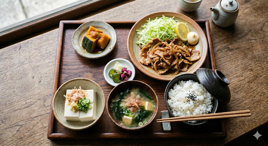豚の生姜焼き定食